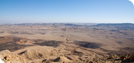 Ramon Crater_in the Hebrew Makhtesh - a pearl of the Israel Desert - the Negev 
