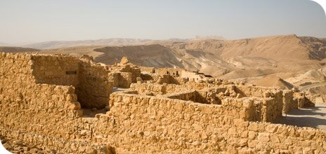 Masada Myth - a Desert Fortress overlooking the Dead Sea 