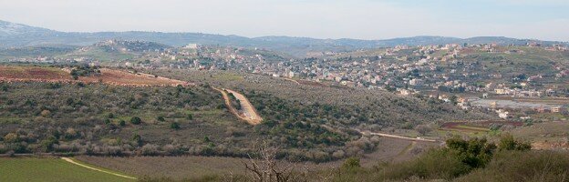 Lebanon border with Israel