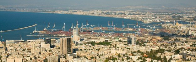 View on Haifa bay, Israel