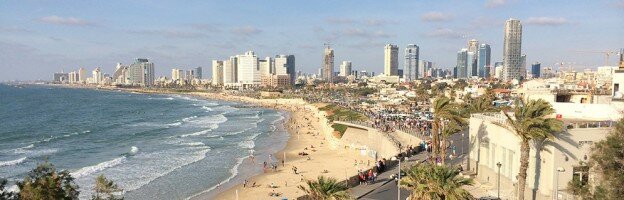 View on Tel Aviv coast, Israel